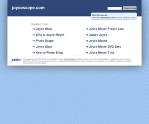 Joycescape.com(Joycescape) Screenshot