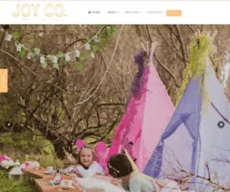 Joyco.co.nz(JoyCo Slumber Parties and Picnics) Screenshot