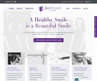 Joydentalpines.com(Best Dentist Pembroke Pines FL) Screenshot