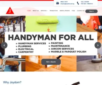 Joydom.com.sg(Handyman for All) Screenshot