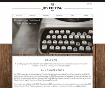 Joyediting.com(JOY EDITING) Screenshot
