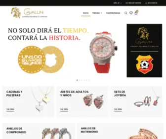 Joyeriacavallini.com(Joyería & relojería d.cavallini. mas de 100 años de tradición familiar) Screenshot