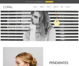 Joyeriacoral.com(Joyería) Screenshot