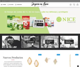 Joyeriaenlinea.com.mx(Joyeria En Linea Nice and bella) Screenshot