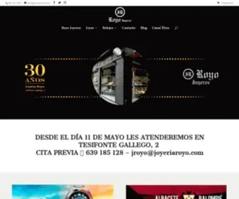 Joyeriaroyo.com(Royo Joyeros) Screenshot