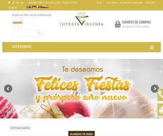 Joyeriavirginia.es(Venta de Joyas online) Screenshot