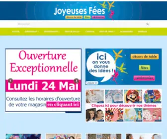 Joyeusesfees.fr(JOYEUSES FEES) Screenshot