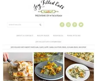Joyfilledeats.com(Keto, Low-Carb, Sugar-Free, Gluten-Free Recipes) Screenshot