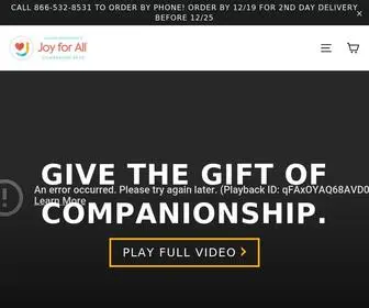 Joyforall.com(Ageless Innovation LLC) Screenshot