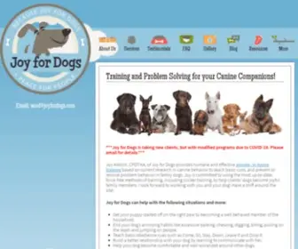 Joyfordogs.com(Joy for Dogs) Screenshot