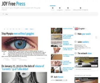 Joyfreepress.com(JOY Free Press) Screenshot