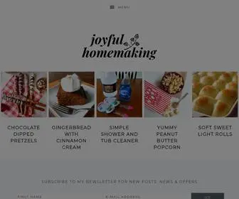 Joyfulhomemaking.com(Joyful Homemaking) Screenshot