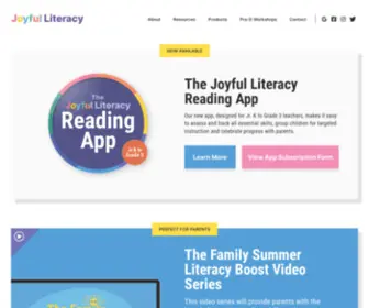 Joyfulliteracyonline.com(Joyful Literacy Online) Screenshot