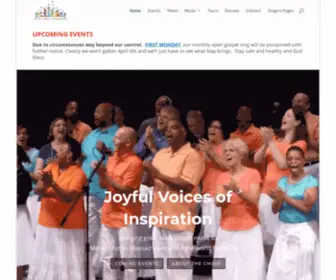 Joyfulvoices.org(Joyful Voices of Inspiration) Screenshot