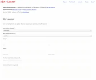 Joyinliberty.com(Patriots Work Together) Screenshot