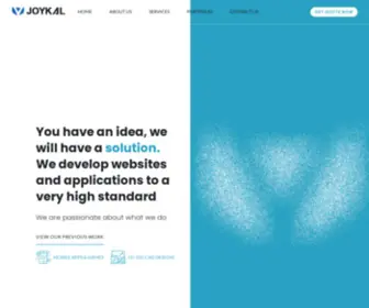 Joykal.com(Web Development Company) Screenshot