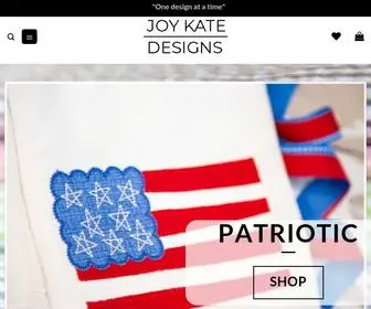 Joykatedesigns.com(Machine Embroidery & Applique Digital Designs) Screenshot