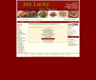 Joyluckyoh.com(Joy Lucky Chinese Restaurant Grove City) Screenshot