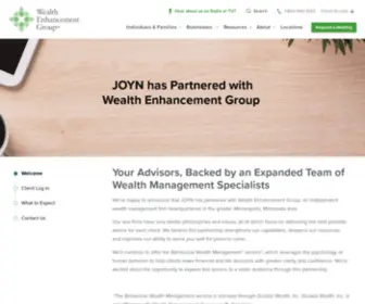 Joynadvisors.com(Wealth Enhancement Group) Screenshot