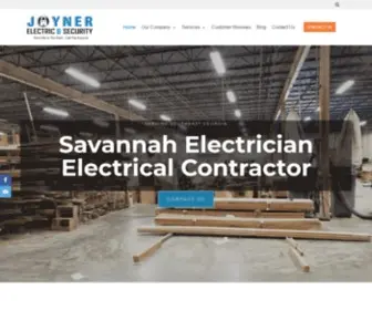 Joynerelectricandsecurity.com(Joyner Electric And Security) Screenshot