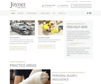 Joynerlawsc.com(Joyner Law Firm) Screenshot