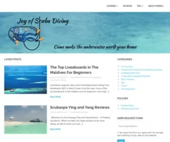 Joyofscubadiving.com(Joy of Scuba Diving) Screenshot