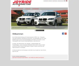 Joyride.de(Autovermietung (PKW & LKW)) Screenshot