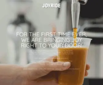 Joyridecoffeedistributors.com(Drink Joyride) Screenshot