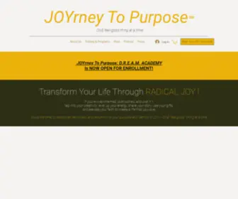 Joyrneytopurpose.com(Joy And Purpose) Screenshot