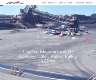 Joyroll.net(Conveyor Idlers & Rollers From China Manufacturer) Screenshot