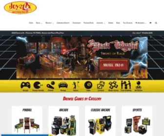 Joystixgames.com(Pinball Machines for Sale in Houston) Screenshot