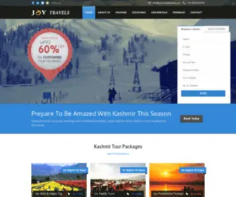 Joytourandtravels.com(Joy Tour and Travels) Screenshot