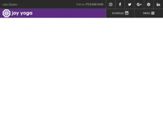 Joyyogacenter.com(Joy Yoga Center a Yoga Center providing Yoga Classes in Houston) Screenshot