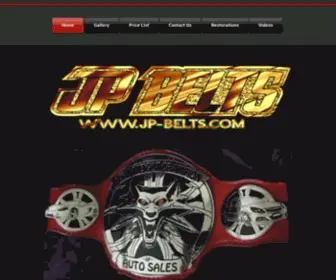 JP-Belts.com(Jp championship belts) Screenshot