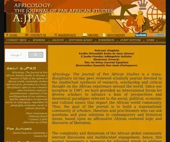 Jpanafrican.org(Journal of Pan African Studies) Screenshot