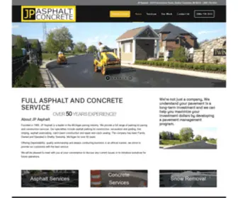 Jpasphalt.com(JP Asphalt) Screenshot
