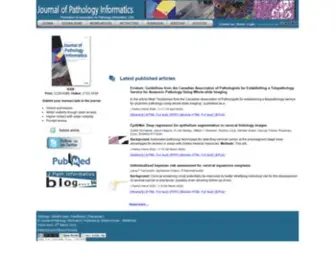 Jpathinformatics.org(Journal of Pathology Informatics) Screenshot