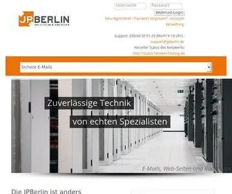 Jpberlin.de(Politischer Provider) Screenshot