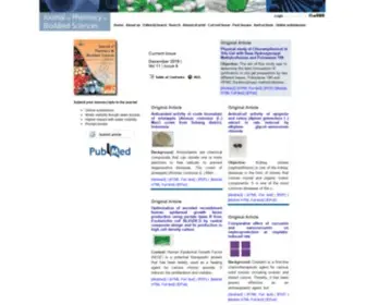 JPbsonline.org(Journal of Pharmacy And Bioallied Sciences) Screenshot