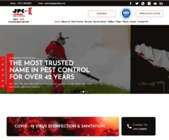 JPCDubai.com(Jumeira Pest Control Services) Screenshot