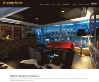 Jpconcept.com(Singapore Interior Design Company) Screenshot