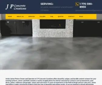 Jpconcretecreations.com(JP Concrete Creations) Screenshot