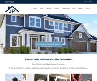 Jpconstructiontexas.com(Your Favorite Central Texas Construction Team) Screenshot