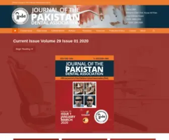 Jpda.com.pk(Journal of the Pakistan Dental Association) Screenshot