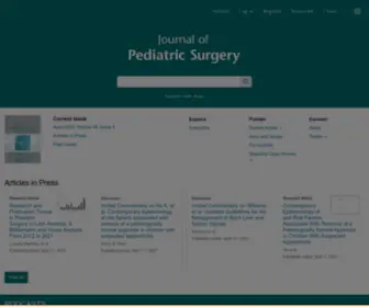 Jpedsurg.org(Journal of Pediatric Surgery) Screenshot