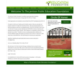 Jpef.org(Jenison Public Education Foundation) Screenshot