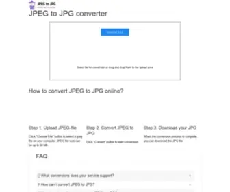 Jpeg-JPG.com(JPEG to JPG converter online) Screenshot