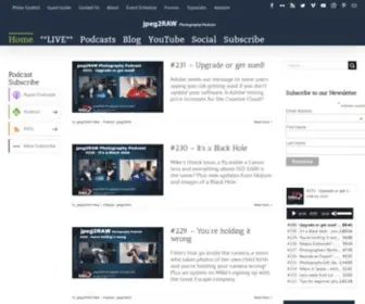 Jpeg2Raw.com(Jpeg2RAW Photography Podcast) Screenshot