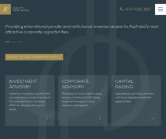 Jpequity.com.au(JP Equity Partners) Screenshot