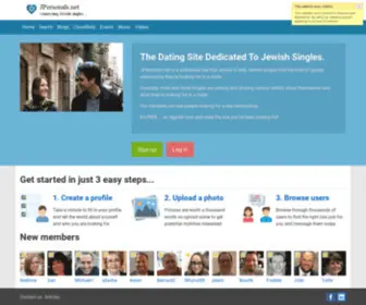 Jpersonals.net(The #1 Dating Site for Jewish Singles) Screenshot